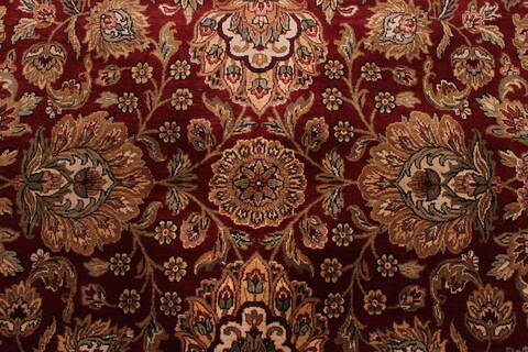 Jaipur Red Hand Knotted 90 X 1110  Area Rug 301-30606 Image 2