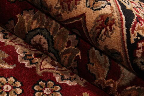 Jaipur Red Hand Knotted 90 X 1110  Area Rug 301-30606 Image 3
