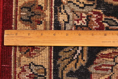 Jaipur Red Hand Knotted 90 X 1110  Area Rug 301-30606 Image 4