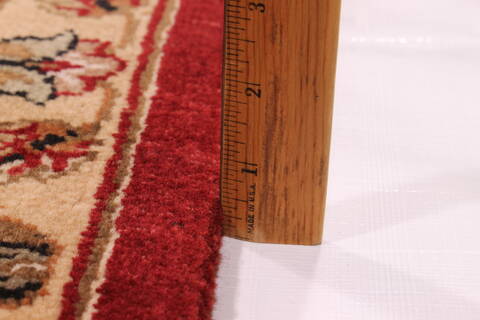 Jaipur Red Hand Knotted 90 X 1110  Area Rug 301-30606 Image 5