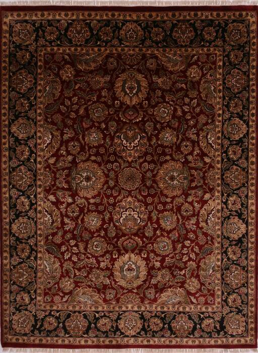 Jaipur Red Hand Knotted 90 X 1110  Area Rug 301-30606 Image 0