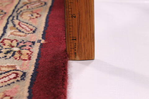 Kashan Red Hand Knotted 89 X 121  Area Rug 301-30612 Image 1
