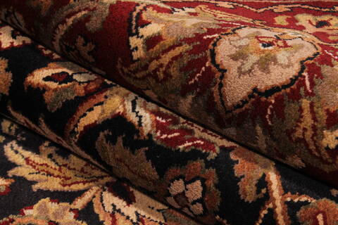 Jaipur Black Hand Knotted 90 X 123  Area Rug 301-30615 Image 3