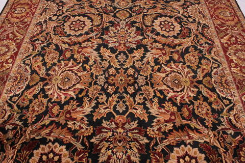 Jaipur Black Hand Knotted 90 X 123  Area Rug 301-30615 Image 4