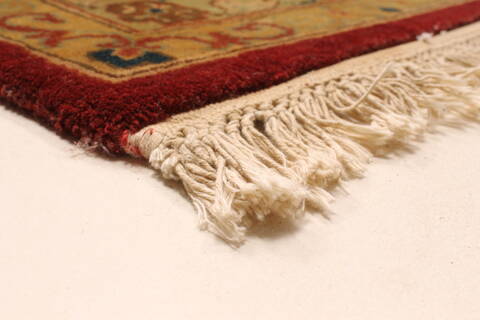 Kashan Beige Hand Knotted 123 X 181  Area Rug 250-30618 Image 3