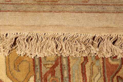 Kashan Beige Hand Knotted 1111 X 178  Area Rug 250-30626 Image 10
