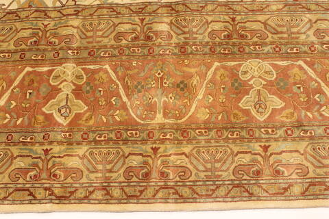 Kashan Beige Hand Knotted 1111 X 178  Area Rug 250-30626 Image 7