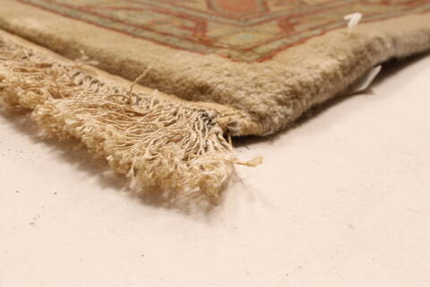 Kashan Beige Hand Knotted 1111 X 178  Area Rug 250-30626 Image 9