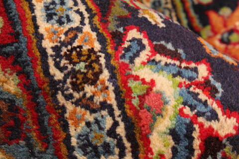 Mashad Red Hand Knotted 110 X 153  Area Rug 250-30630 Image 11