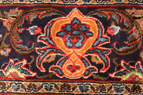 Mashad Red Hand Knotted 110 X 153  Area Rug 250-30630 Image 12