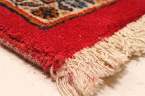Mashad Red Hand Knotted 110 X 153  Area Rug 250-30630 Image 4
