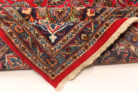 Mashad Red Hand Knotted 110 X 153  Area Rug 250-30630 Image 7