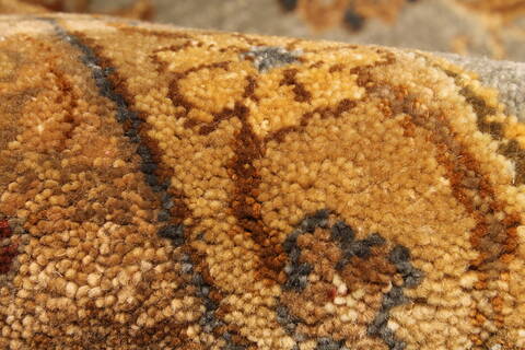 Ziegler Beige Square Hand Knotted 120 X 120  Area Rug 250-30634 Image 3