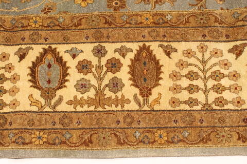 Ziegler Beige Square Hand Knotted 120 X 120  Area Rug 250-30634 Image 7