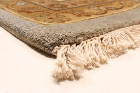 Ziegler Beige Square Hand Knotted 120 X 120  Area Rug 250-30634 Image 9