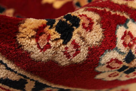 Tabriz Beige Hand Knotted 121 X 151  Area Rug 250-30636 Image 8