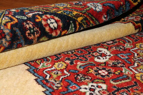 Kurdi Yellow Hand Knotted 24 X 34  Area Rug 400-30647 Image 4