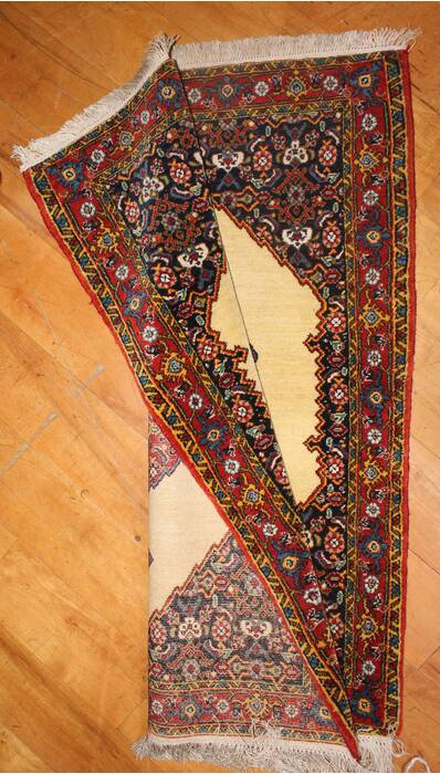 Kurdi Yellow Hand Knotted 24 X 34  Area Rug 400-30647 Image 5