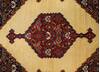 Kurdi Yellow Hand Knotted 24 X 34  Area Rug 400-30647 Thumb 1