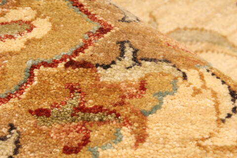 Ziegler Beige Hand Knotted 140 X 202  Area Rug 250-30648 Image 8