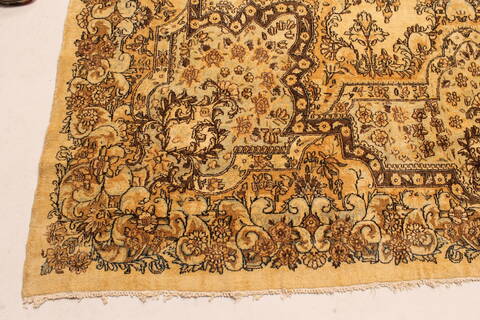 Kerman Beige Hand Knotted 139 X 2310  Area Rug 250-30656 Image 12