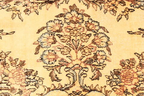 Kerman Beige Hand Knotted 139 X 2310  Area Rug 250-30656 Image 2