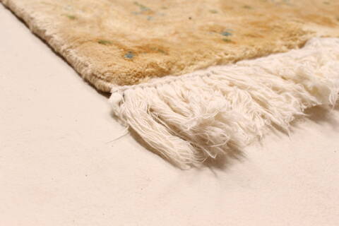 Kerman Beige Hand Knotted 115 X 2111  Area Rug 250-30657 Image 3