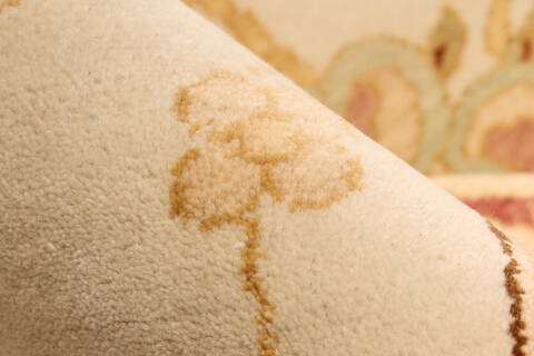 Chobi Beige Hand Knotted 141 X 200  Area Rug 250-30658 Image 13