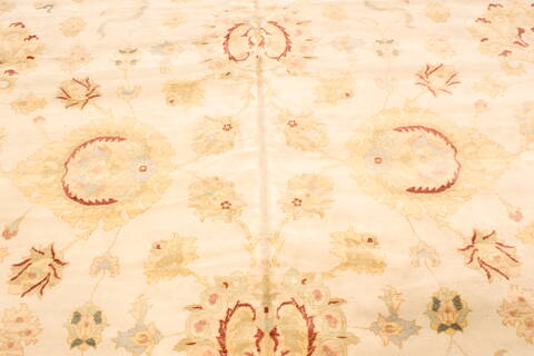 Chobi Beige Hand Knotted 141 X 200  Area Rug 250-30658 Image 16