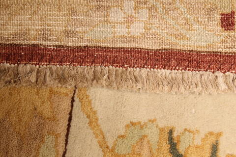 Chobi Beige Hand Knotted 141 X 200  Area Rug 250-30658 Image 7