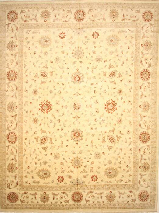 Ziegler Beige Hand Knotted 1510 X 206  Area Rug 250-30660 Image 0