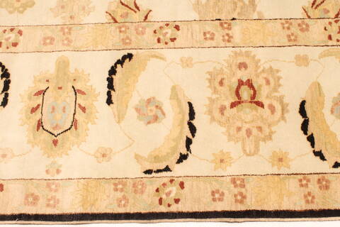 Chobi Beige Hand Knotted 141 X 202  Area Rug 250-30664 Image 10