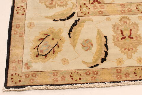 Chobi Beige Hand Knotted 141 X 202  Area Rug 250-30664 Image 8