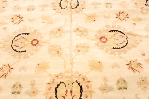 Chobi Beige Hand Knotted 141 X 202  Area Rug 250-30664 Image 9