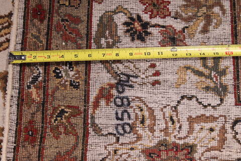 Jaipur White Hand Knotted 92 X 121  Area Rug 301-30676 Image 6