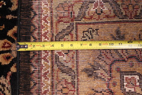Jaipur Black Hand Knotted 90 X 1111  Area Rug 301-30677 Image 11