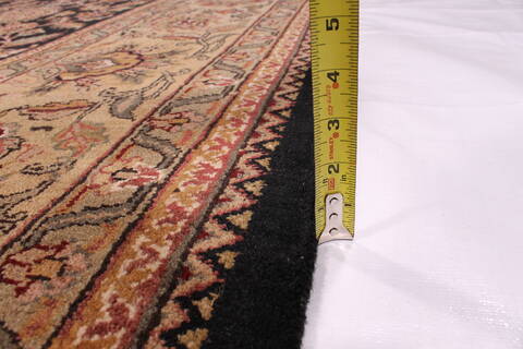 Jaipur Black Hand Knotted 90 X 1111  Area Rug 301-30677 Image 8