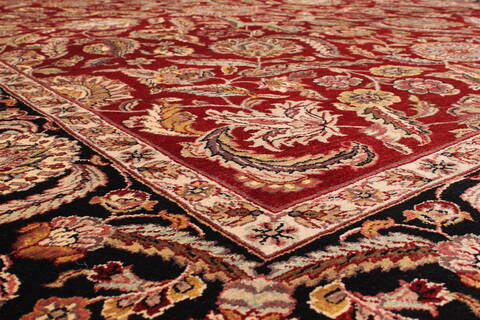 Jaipur Red Hand Knotted 810 X 1111  Area Rug 301-30703 Image 2