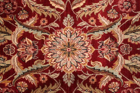 Jaipur Red Hand Knotted 810 X 1111  Area Rug 301-30703 Image 3