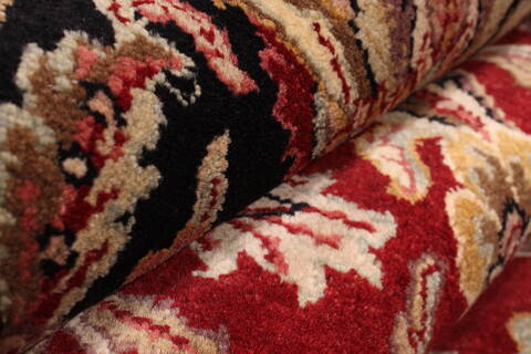 Jaipur Red Hand Knotted 810 X 1111  Area Rug 301-30703 Image 4