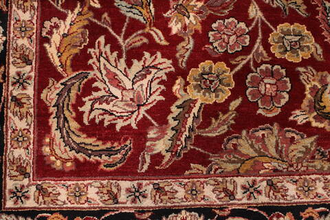Jaipur Red Hand Knotted 810 X 1111  Area Rug 301-30703 Image 7