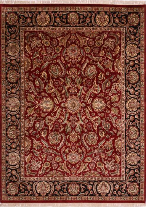 Jaipur Red Hand Knotted 810 X 1111  Area Rug 301-30703 Image 0