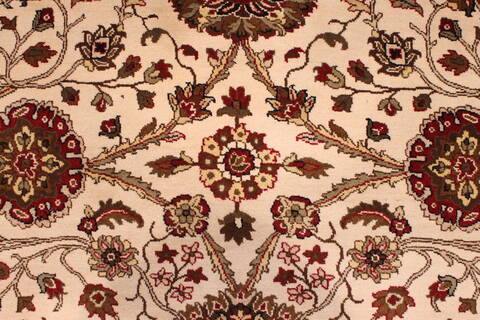 Jaipur White Hand Knotted 90 X 120  Area Rug 301-30712 Image 3