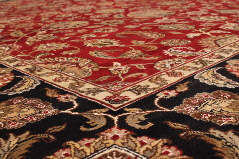 Jaipur Red Hand Knotted 89 X 122  Area Rug 301-30743 Image 2