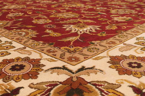 Jaipur Red Hand Knotted 90 X 1111  Area Rug 301-30750 Image 2
