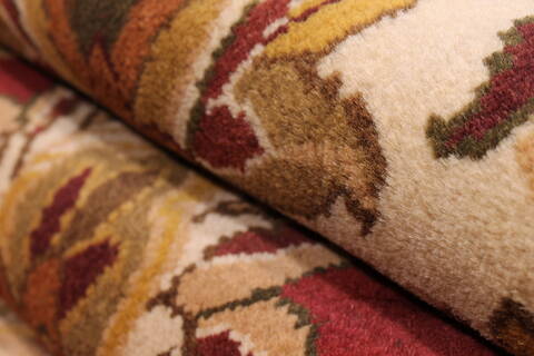 Jaipur Red Hand Knotted 90 X 1111  Area Rug 301-30750 Image 4
