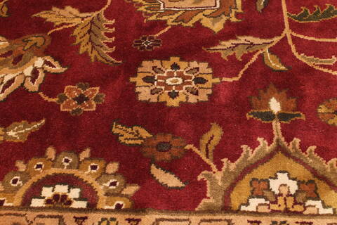 Jaipur Red Hand Knotted 90 X 1111  Area Rug 301-30750 Image 9