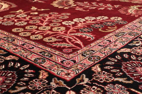 Sarouk Red Hand Knotted 810 X 121  Area Rug 301-30755 Image 3