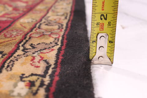 Kashan Black Hand Knotted 810 X 1111  Area Rug 301-30762 Image 6