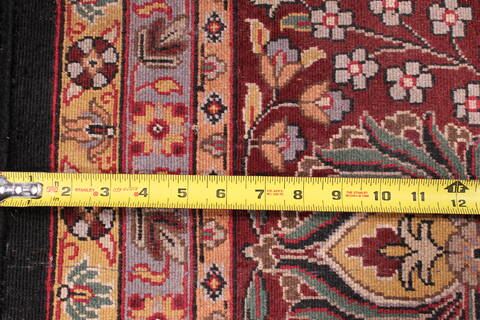 Sarouk Black Hand Knotted 810 X 1111  Area Rug 301-30763 Image 5
